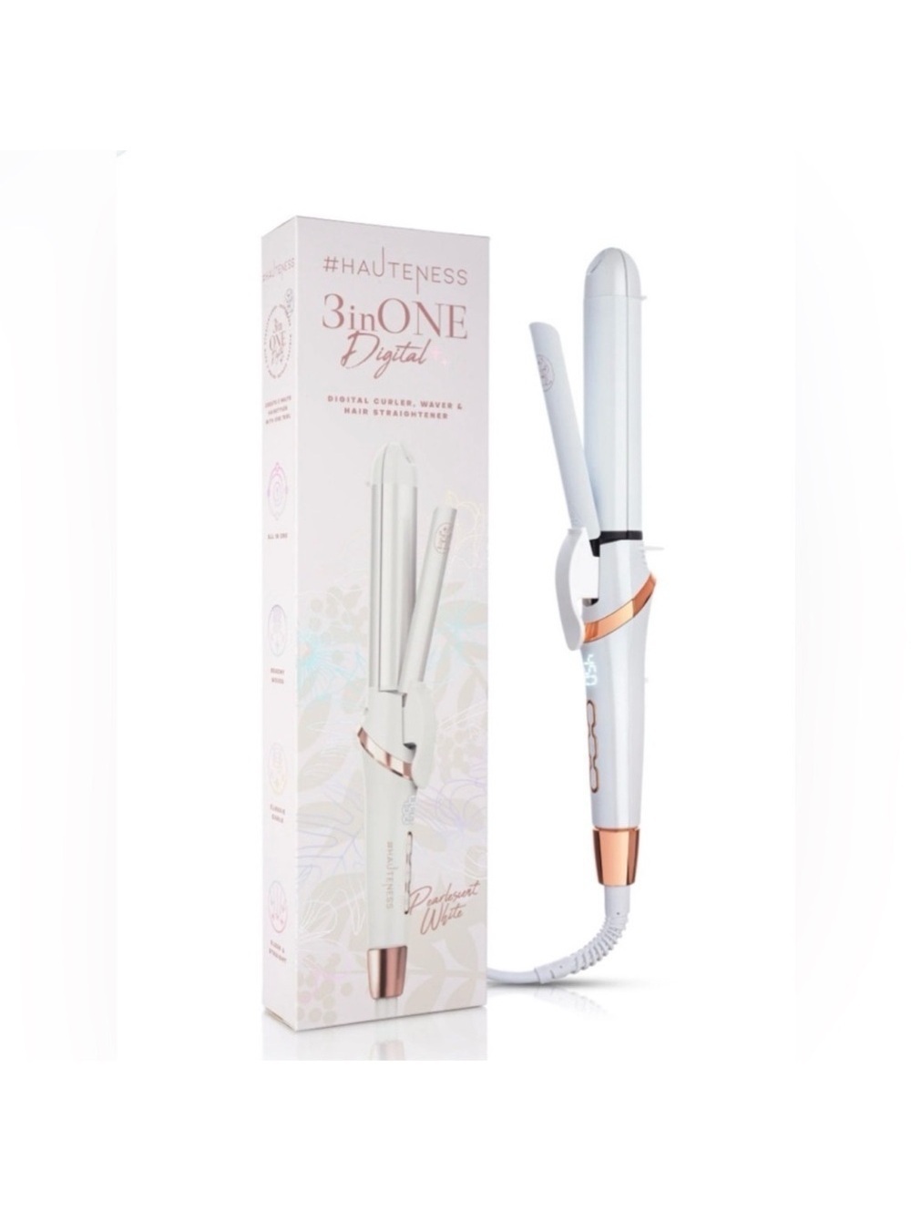Hauteness 3-In-One Digital Hair Tool NEW
